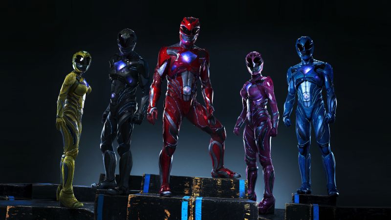 Power Rangers, team, superhero (horizontal)