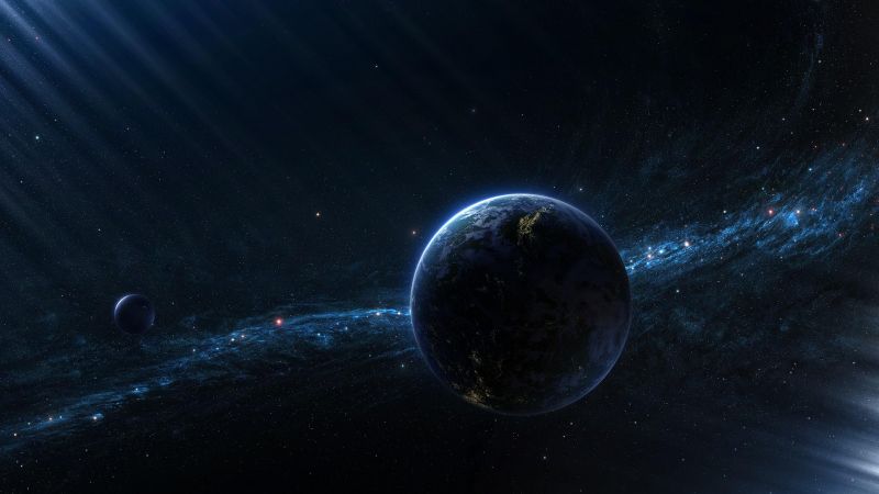 exoplanet, galaxy, space, stars (horizontal)