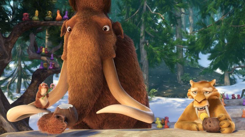 Ice Age 5: Collision Course, sid, mammoths, best animations of 2016 (horizontal)