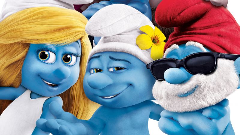 Get Smurfy, Best Animation Movies of 2017, blue (horizontal)