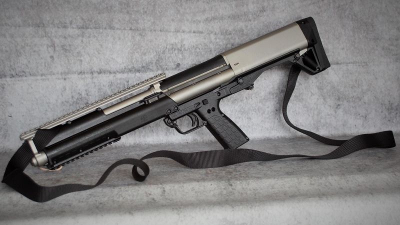 Kel-Tec KSG 10, shotgun, custom (horizontal)