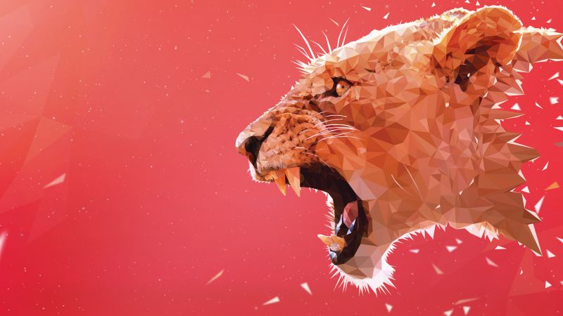 lion, art, 5k (horizontal)