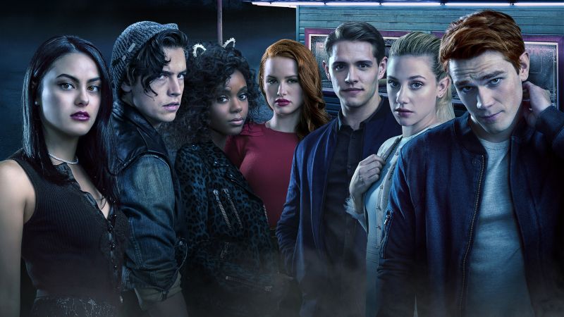 Riverdale Season 2, K.J. Apa, Lili Reinhart, Camila Mendes, Cole Sprouse, TV Series, 4k (horizontal)