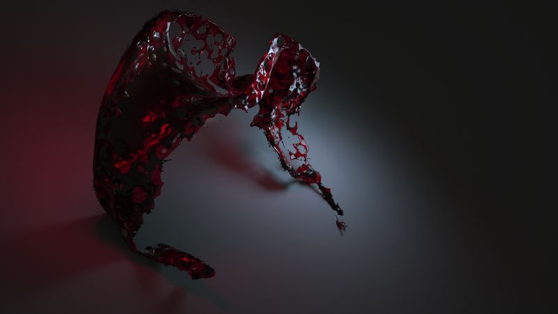 water, 3D, red, , HD (horizontal)