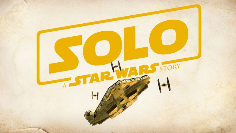 Solo: A Star Wars Story, Logo, poster, 6K (horizontal)