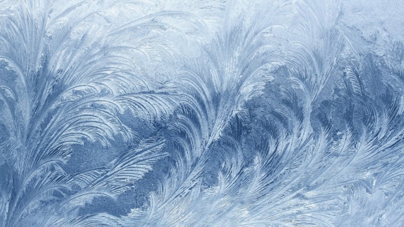 frozen, 4k, 5k wallpaper, pattern, glass, snow, winter (horizontal)