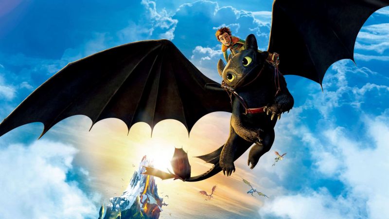 How to Train Your Dragon: The Hidden World, poster, 4K (horizontal)