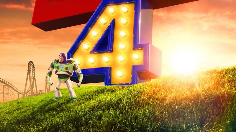Toy Story 4, poster, HD (horizontal)