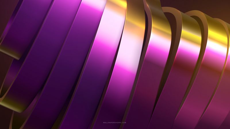 abstract, 3D, colorful, rings, 8k (horizontal)
