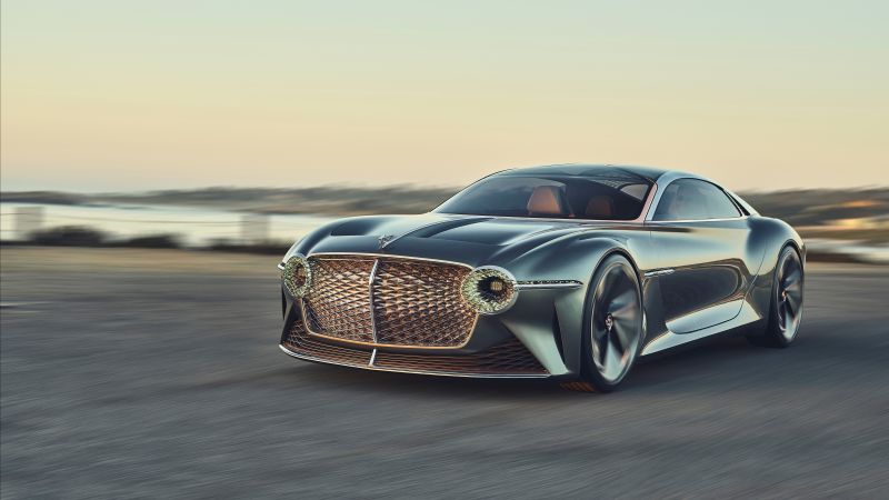 Bentley EXP 100 GT, luxury cars, 4K (horizontal)
