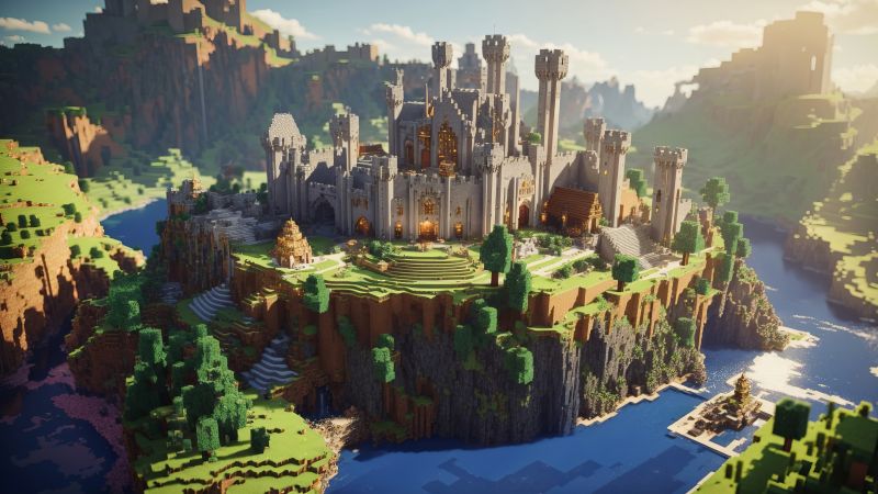 castle, world, Minecraft 2024 (horizontal)