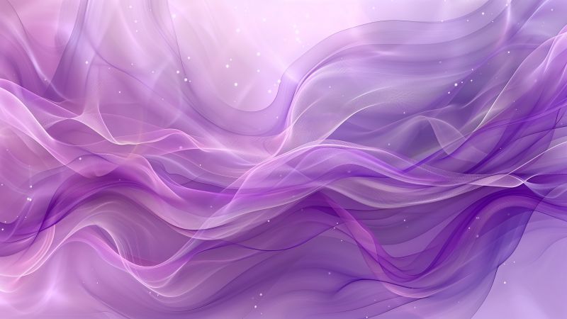 iPhone 16, waves, violet (horizontal)