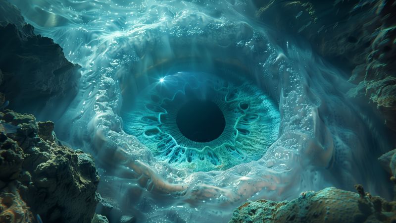 eye, blue, water (horizontal)