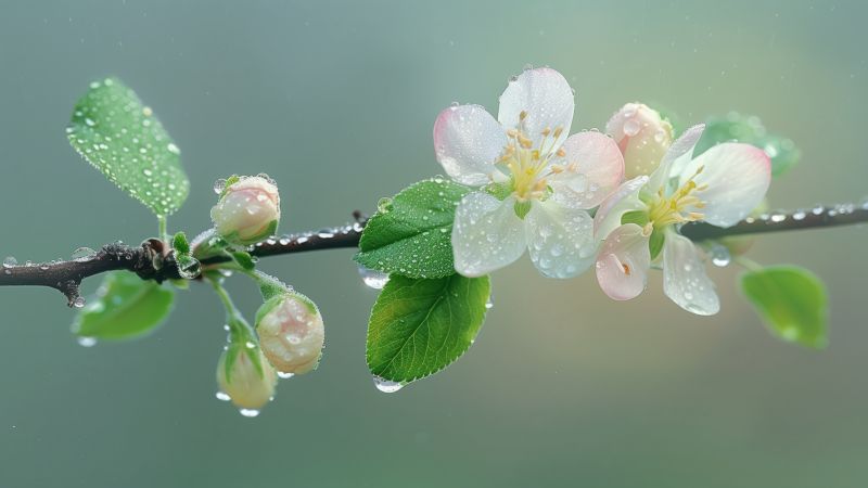 iPhone 16, blossom, white (horizontal)