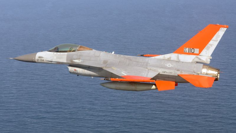 Boeing QF-16, USA army, fighter aircraft, air force, USA (horizontal)