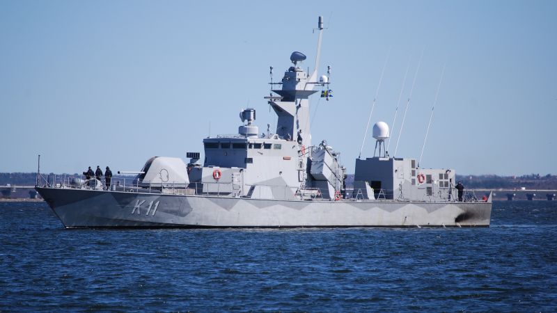 Hms Stockholm, corvette, Swedish Navy (horizontal)