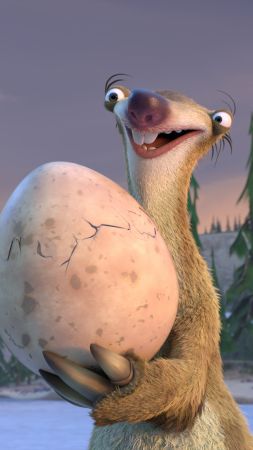 Ice Age :The Great Egg, SID, Egg, best animations of 2016 (vertical)