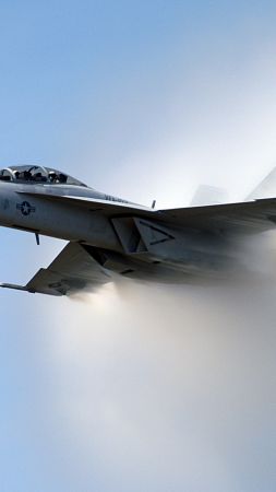 F-18, fighter aircraft, U.S. Airforce (vertical)