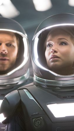 Passengers, Jennifer Lawrence, Chris Pratt (vertical)