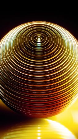 HD, abstract, 3D, sphere, Medaltations (vertical)