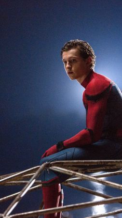 Spider-Man: Homecoming, 4k, 8k, Tom Holland, Marvel (vertical)