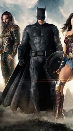 Justice League, Movie, Batman, Wonder Woman, 4k (vertical)