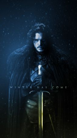 Game of Thrones Season 7, Jon Snow, Kit Harington, TV Series, 4k (vertical)