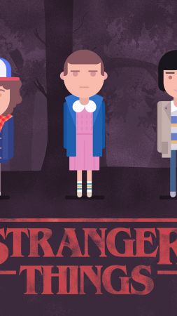 Stranger Things, season 2, TV Series, art, poster, 4k (vertical)