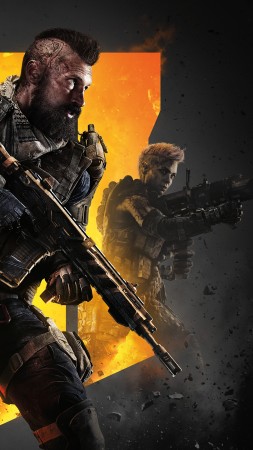 Call of Duty Black Ops 4, poster, 4K (vertical)