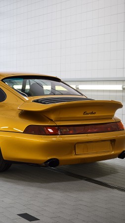 Porsche 993 Turbo S Project Gold, 2018 Cars, limited edition, 4K (vertical)