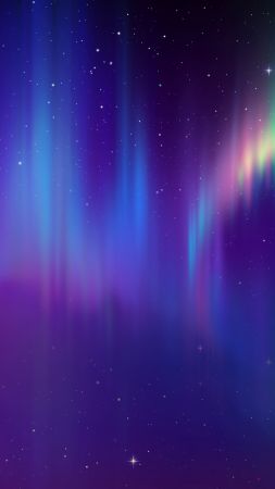 aurora, space, abstract, HD (vertical)