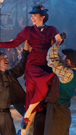 Mary Poppins Returns, Emily Blunt, 4K (vertical)