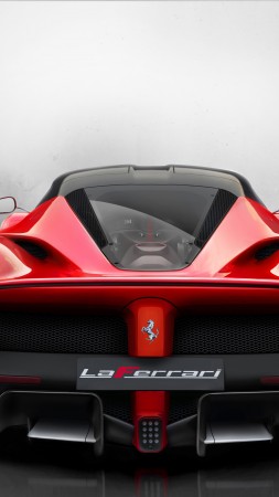 Ferrari LaFerrari, hybrid, sports car, Ferrari, supercar, F150, F70, limited edition, back (vertical)