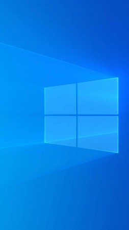 Windows 10, Microsoft, blue, 4K (vertical)