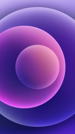 iPhone 12, purple, abstract, Apple April 2021 Event, 4K (vertical)