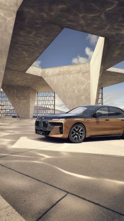 BMW i7 M70L xDrive, 2023 cars, electric cars, Shanghai Auto Show 2023, 5K (vertical)