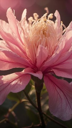 flower, pink (vertical)