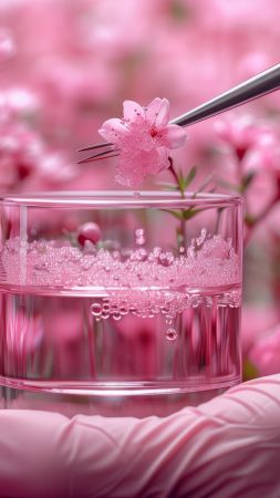 blossom, pink (vertical)