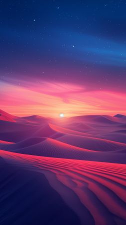 desert, sunset (vertical)