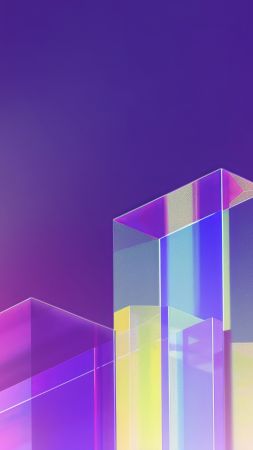 glass, violet (vertical)
