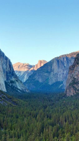 Yosemite, 5k, 4k wallpaper, forest, OSX, apple, mountains (vertical)