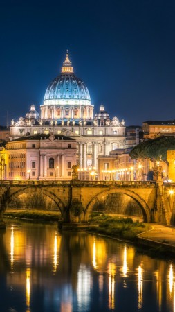st. angelo bridge, Rome, Italy, Tourism, Travel (vertical)