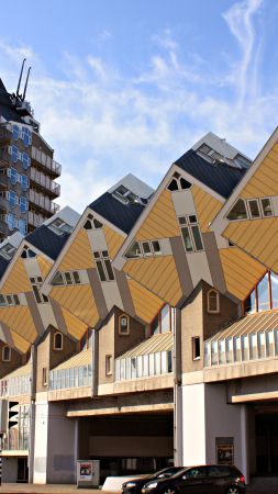 Rotterdam, Cube houses, Travel (vertical)
