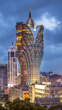 Grand Lisboa, Makao, China, Best hotels, tourism, travel, resort, booking, vacation (vertical)