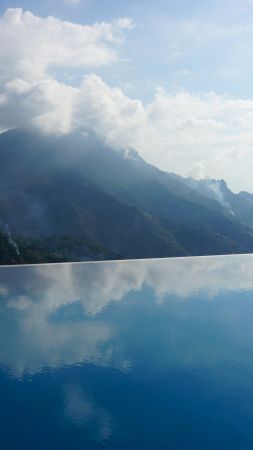Hotel Caruso, 4k, HD wallpaper, Italy, infinity pool, travel, tourism (vertical)
