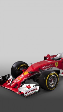 Ferrari SF16-H, Formula 1, F1, red (vertical)