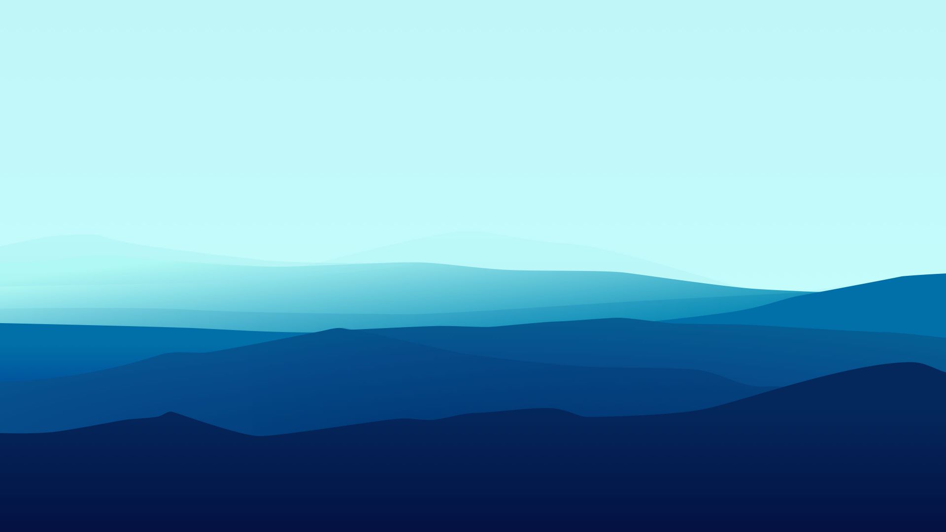 landscape, flat, 4k, 5k, fog, iphone wallpaper, forest, blue (horizontal)