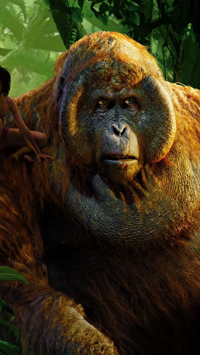 The Jungle Book, Monkey King, King Louie, adventure, fantasy, Best movies of 2016 (vertical)