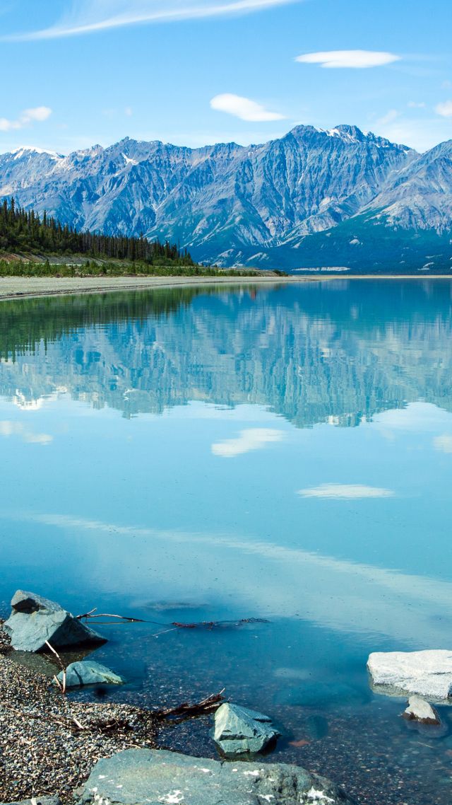 Wallpaper Canada, 5k, 4k wallpaper, Kluane Lake, Yukon ...