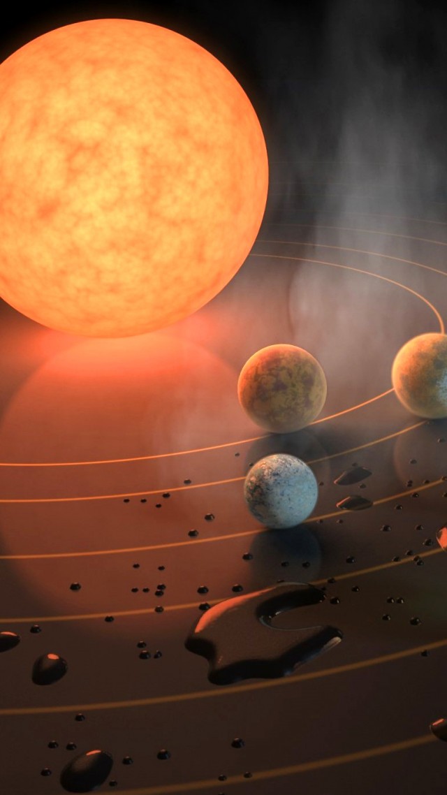 TRAPPIST-1, exoplanet, star, planets (vertical)